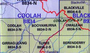 Booyamurna 8834-2-N NSW Topographic Map