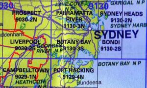 Botany Bay 9130-3-S NSW Topographic Map