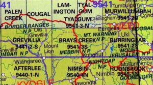 Brays Creek 9541-3-S NSW Topographic Map