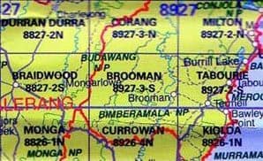 Brooman 8927-3-S NSW 1:25 LPI Topographic Map