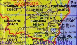 Byabarra 9434-4N NSW Topographic Map