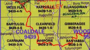 Clearfield 9439-1-S NSW Topographic Map - Printed