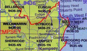 Clybucca 9436-2-S NSW Topographic Map - Printed