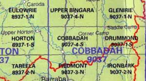 Cobbadah 9037-4S NSW Topographic Map