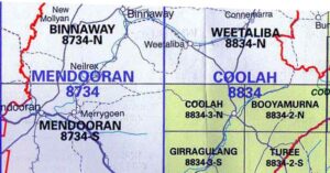 Coolah 8834-3-N NSW Topographic Map