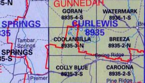 Coolanbilla 8935-3-N NSW Topographic Map - Printed