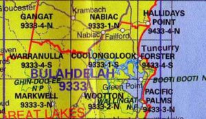 Coolongolook 9333-1-S NSW Topographic Map Printed