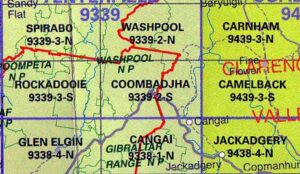 Coombadjha 9339-2-S NSW Topographic Map - Printed