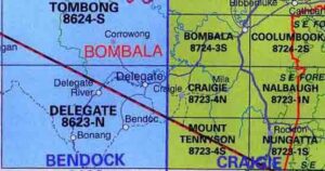 Craigie 8723-4-N NSW Topographic Map