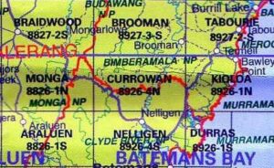 Currowan 8926-4-N NSW Topographic Map - Printed
