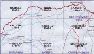 Dolgelly 8840-S NSW Topographic Map