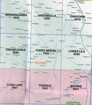 Ford's Bridge 7938 NSW Topographic Map