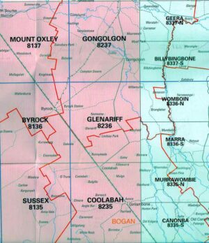 Glenariff 8236 NSW Topographic Map