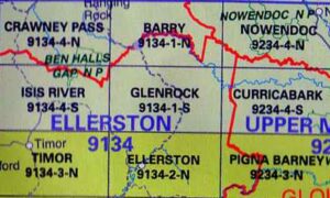 Glenrock 9134-1-S NSW Topographic Map