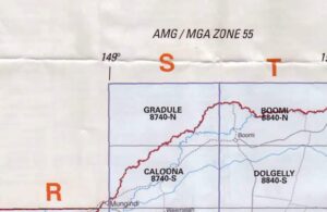 Gradule 8740-N NSW Topographic Map