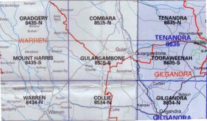 Gulargambone 8535-S NSW Topographic Map