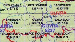 Guyra 9237-4-S LPI NSW Topographic Map