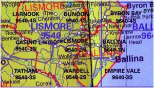 Lismore 9540-2-N NSW Topographic Map - Printed