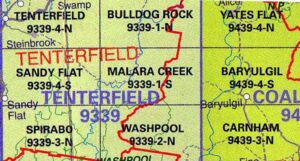 Malara Creek 9339-1-S NSW Topographic Map - Printed