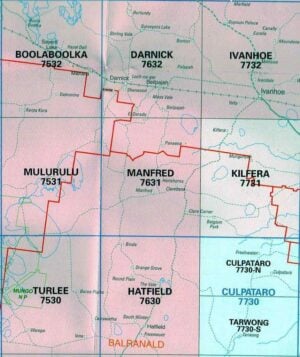 Manfred 7631 NSW Topographic Map