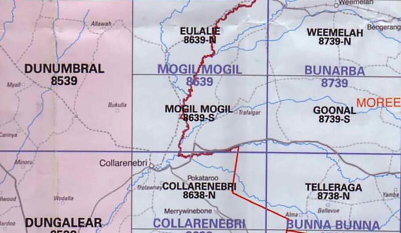 Mogil Mogil 8639-S NSW Topographic Map