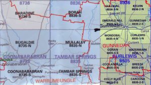 Mullaley 8835-N NSW Topographic Map