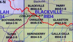Omaleah 8934-3-N NSW Topographic Map