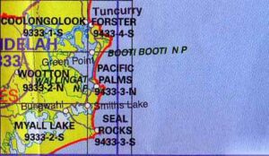 Pacific Palms 9433-3-N NSW Topographic Map