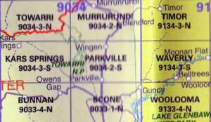 Parkville 9034-2-S NSW Topographic Map