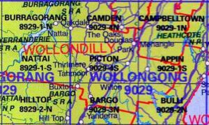 Picton 9029-4-S NSW Topographic Map