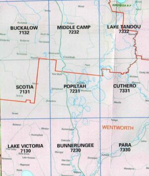 Popiltah 7231 NSW Topographic Map