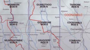 Quambone 8436-S NSW Topographic Map