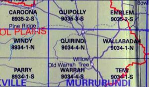 Quirindi 9034-4N NSW Topographic Map Printed