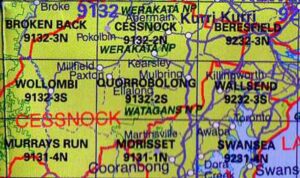 Quorrobolong 9132-2S NSW Topographic Map Printed