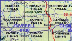 Sapphire 9138-1-S NSW Topographic Map