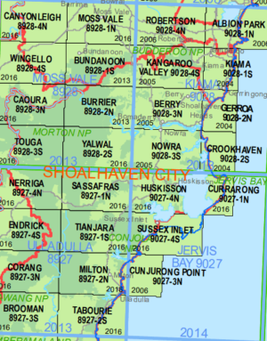 Crookhaven NSW 9028-2-S 1:25,000 Topographic Map - Printed