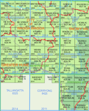 Carabost 8426-4-N NSW Topographic Map - Printed