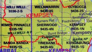Sherwood 9435-4-N NSW Topographic Map - Printed