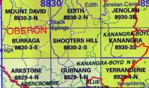 Shooters Hill 8830-2S NSW Topographic Map Printed