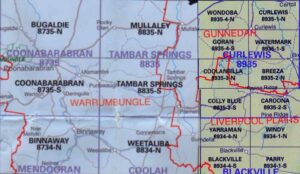 Tambar Springs 8835-S NSW Topographic Map