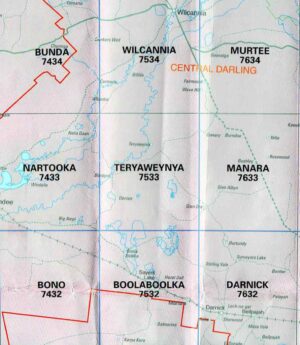 Teryaweynya 7533 NSW Topographic Map