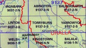 Torryburn 9137-3-S NSW Topographic Map
