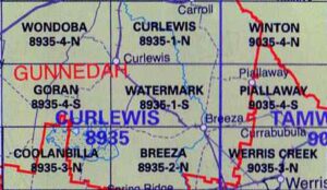 Watermark 8935-1-S NSW Topographic Map