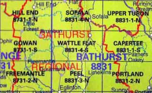 Wattle Flat 8831-4-S NSW Topographic Map