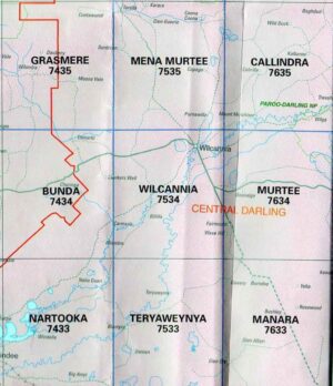 Wilcannia 7534 NSW Topographic Map