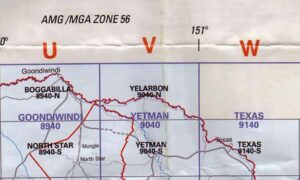 Yelarbon 9040-N NSW Topographic Map