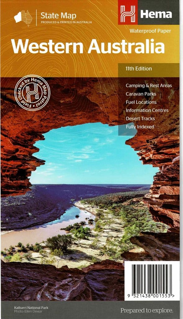 Western Australia State Map Large Hema - A.B.C. Maps