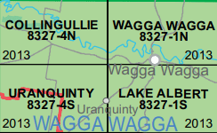 Collingullie 8327-4-N NSW Topographic Map