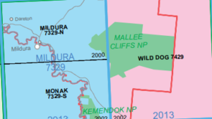 Monak 7329-S NSW Topographic Map