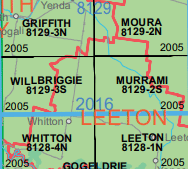 Murrami 8129-2-S NSW Topographic Map